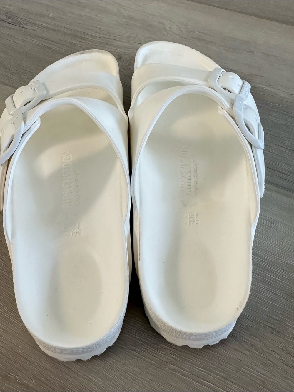 Birkenstock Arizona Essentials EVA Sandals White 39 8-8.5 - Picture 7 of 15